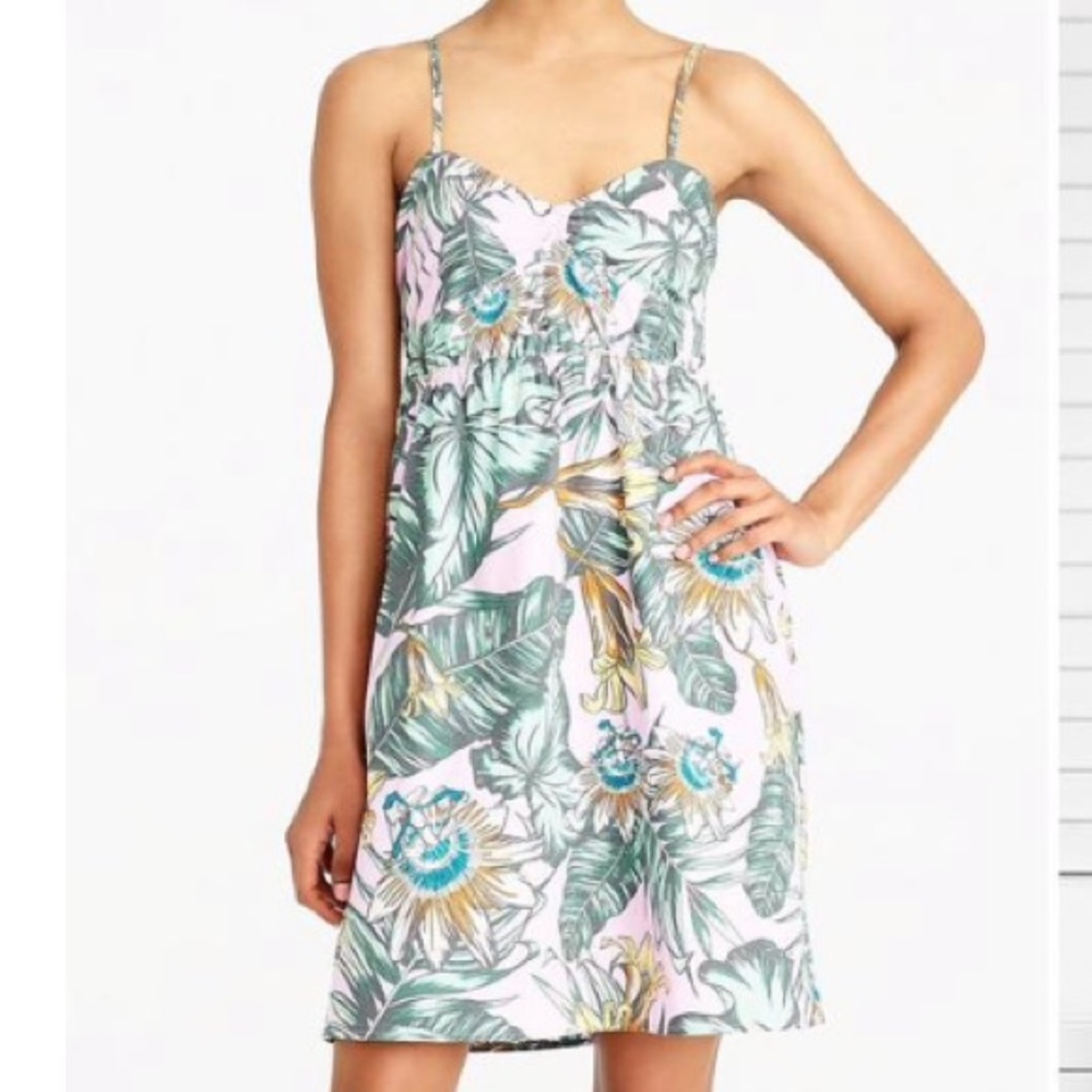 Jcrew Tropical print dress